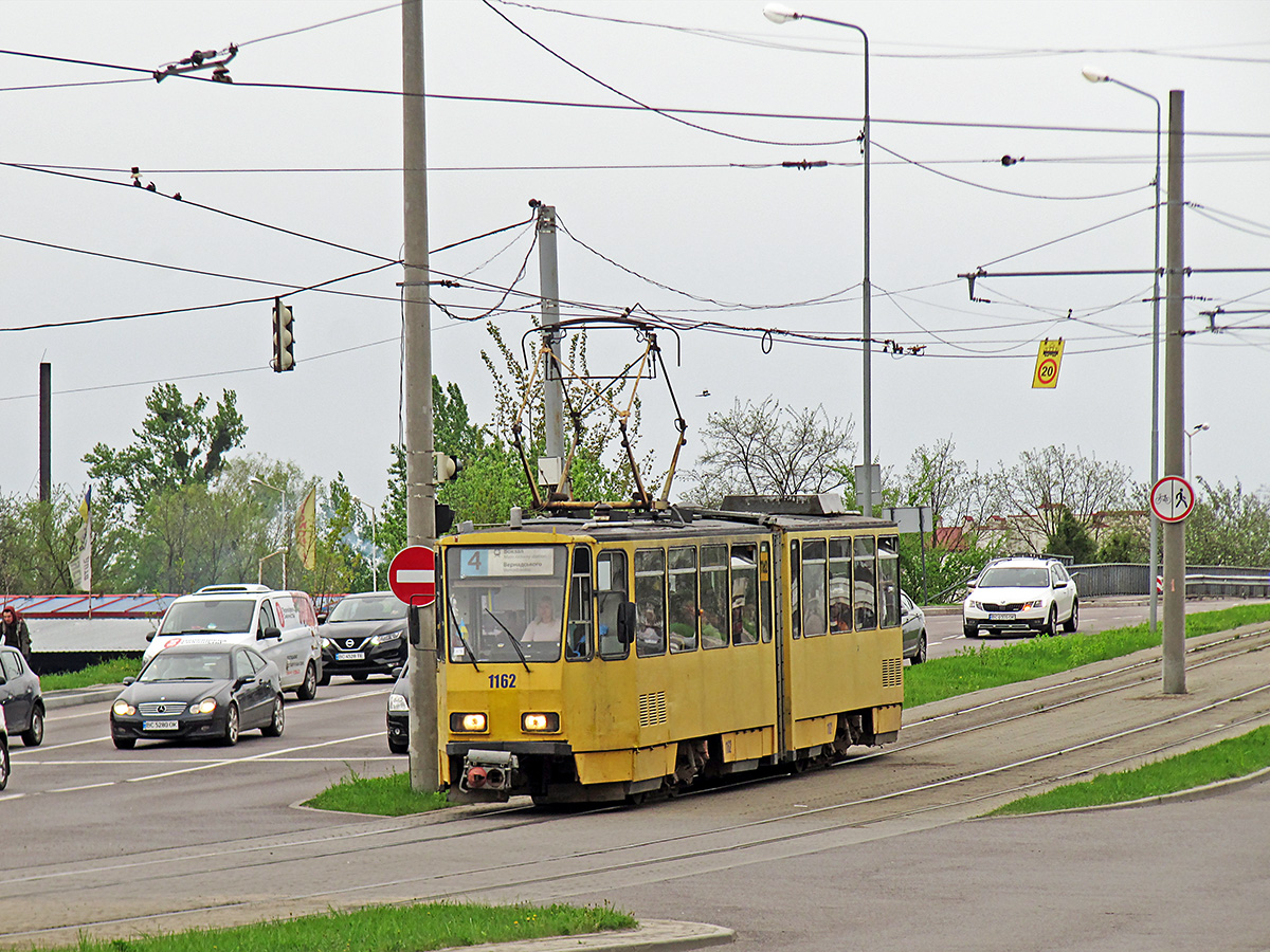 Львов, Tatra KT4D № 1162