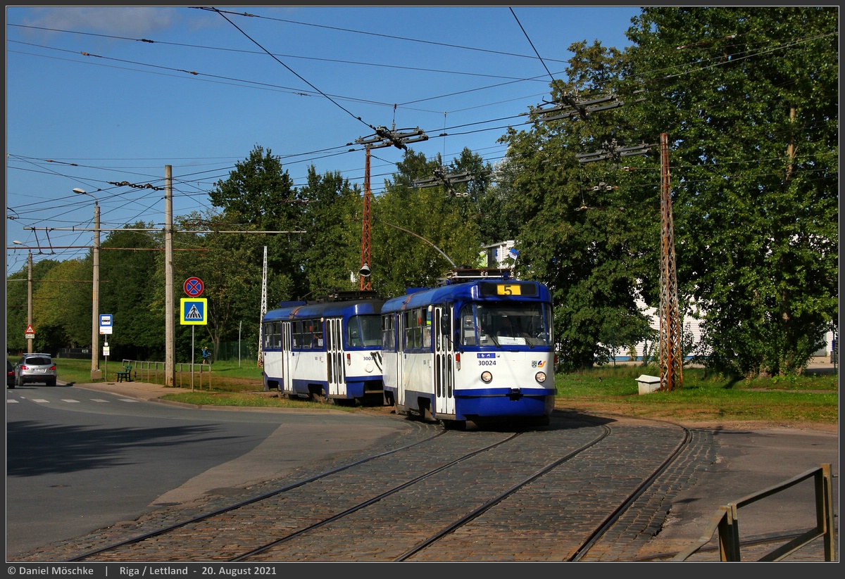 Рига, Tatra T3A № 30024