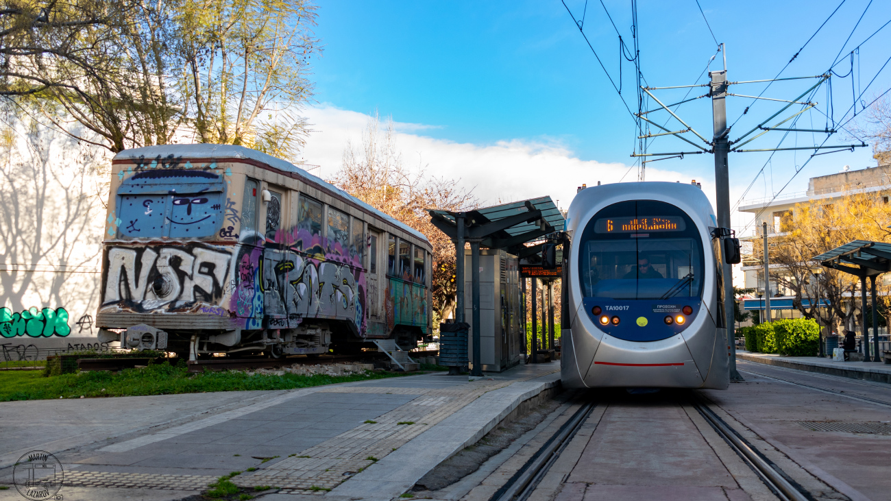 Афины, Ernesto Breda № 82; Афины, AnsaldoBreda Sirio № 10017