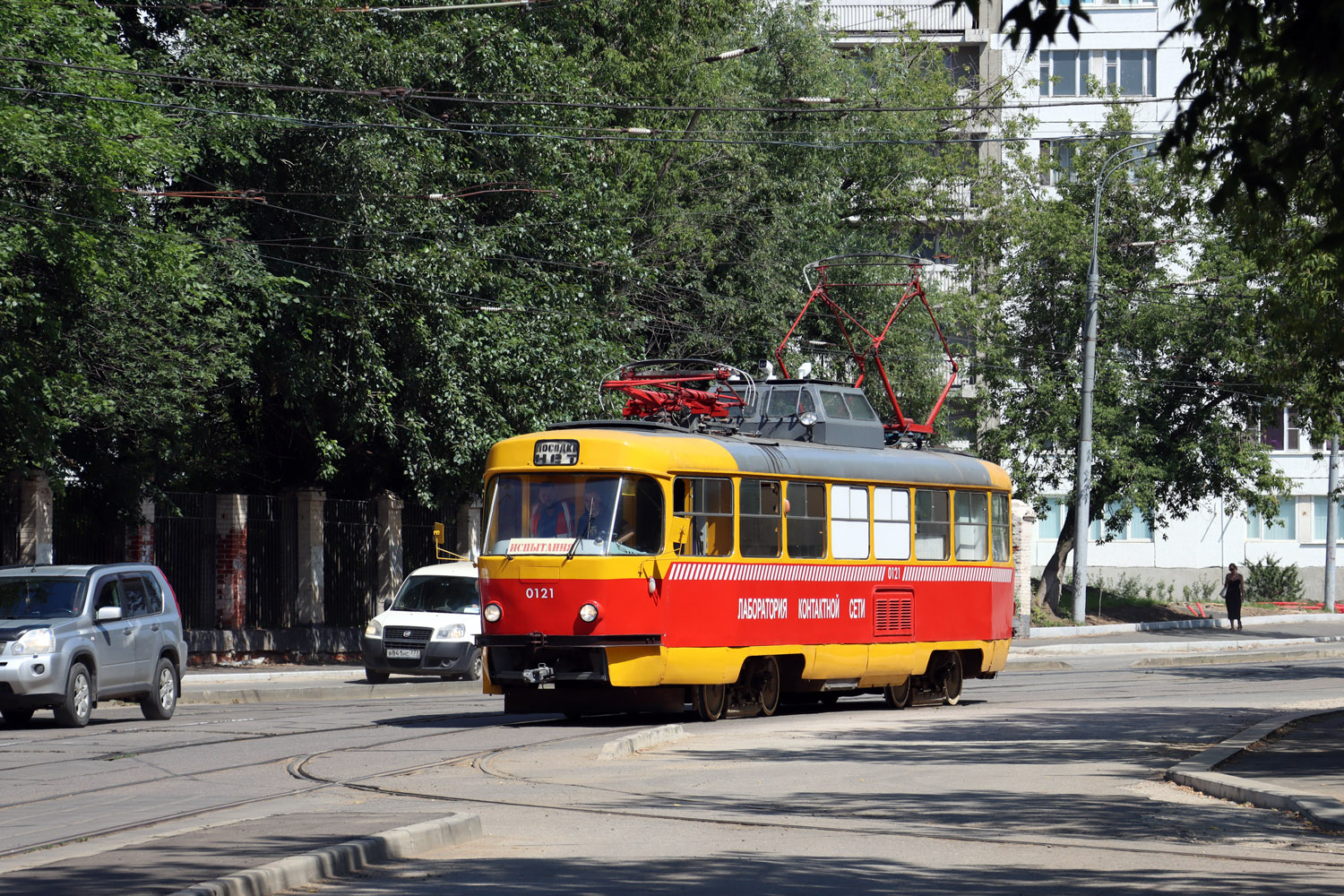 Moskau, Tatra T3SU (2-door) Nr. 0121