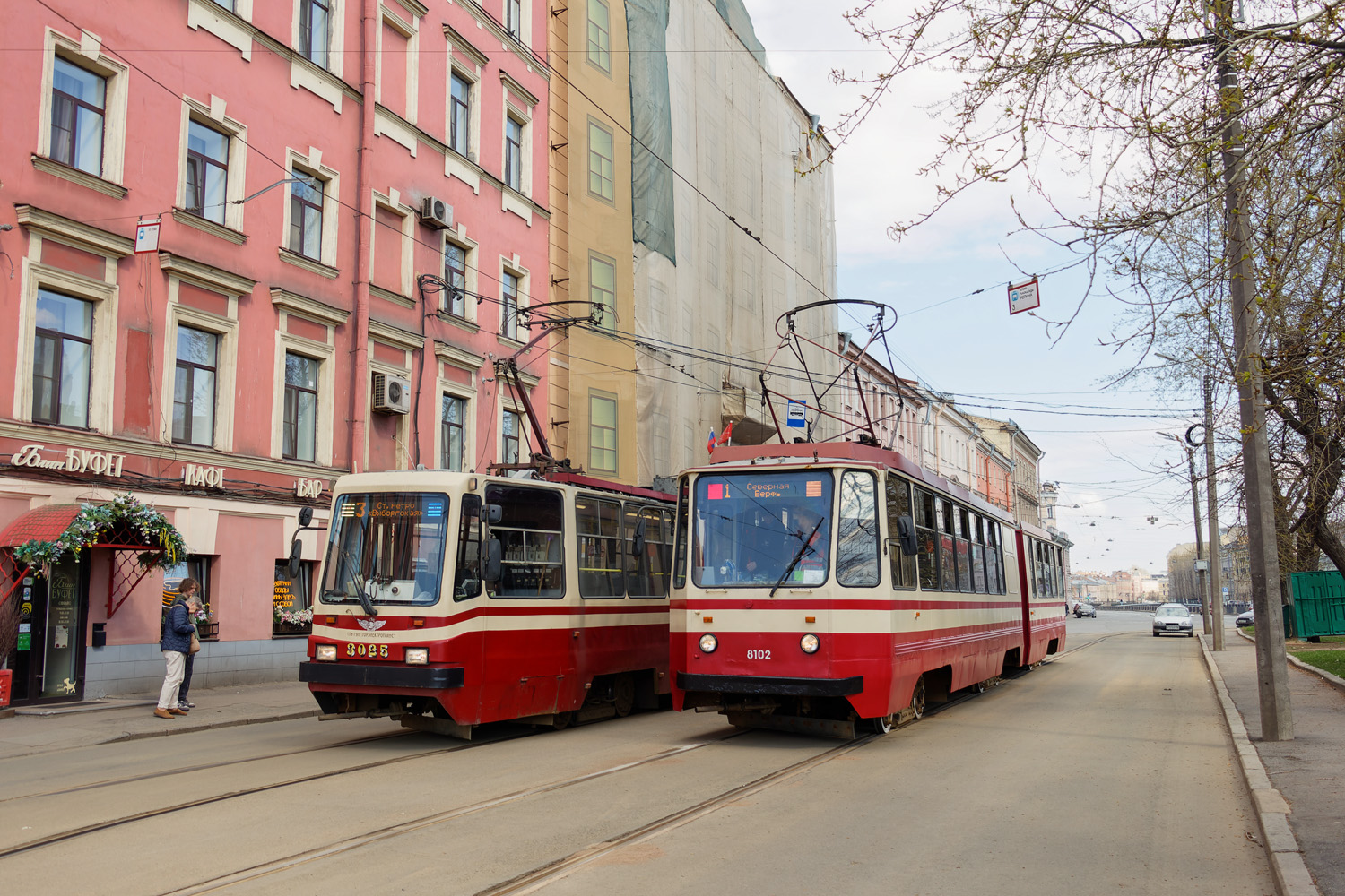 Санкт-Петербург, 71-147К (ЛВС-97К) № 8102; Санкт-Петербург — Заказная поездка на трамвае ЛВС-97К №8102 — 28.04.2024