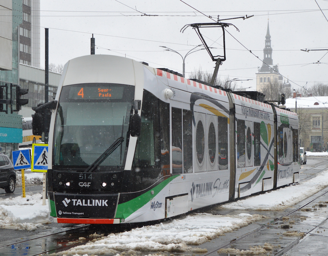 Таллин, CAF Urbos AXL № 514