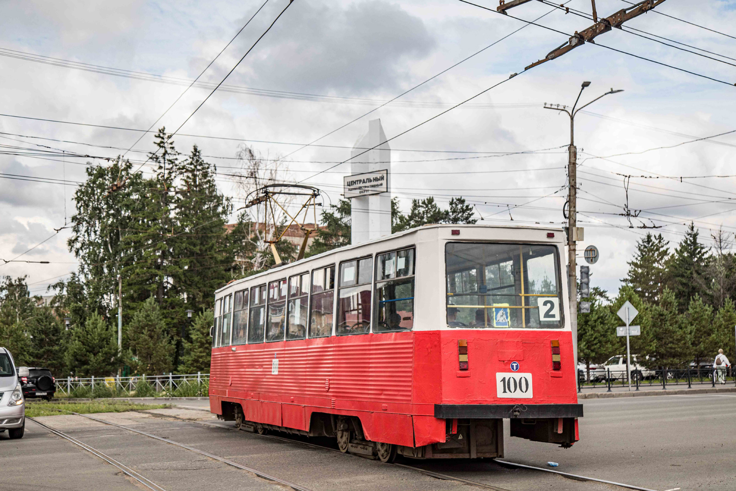 Омск, 71-605 (КТМ-5М3) № 100