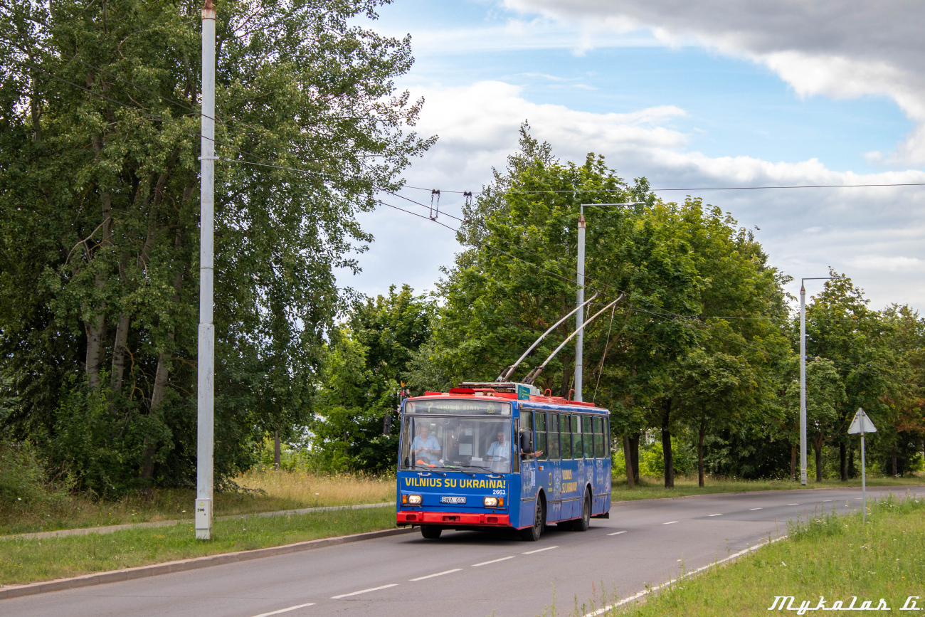 Вильнюс, Škoda 14Tr17/6M № 2663