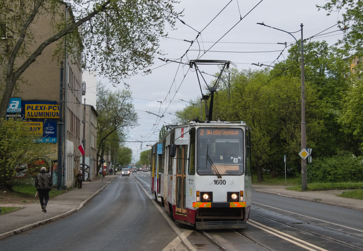 Лодзь, Konstal 805Na № 1600