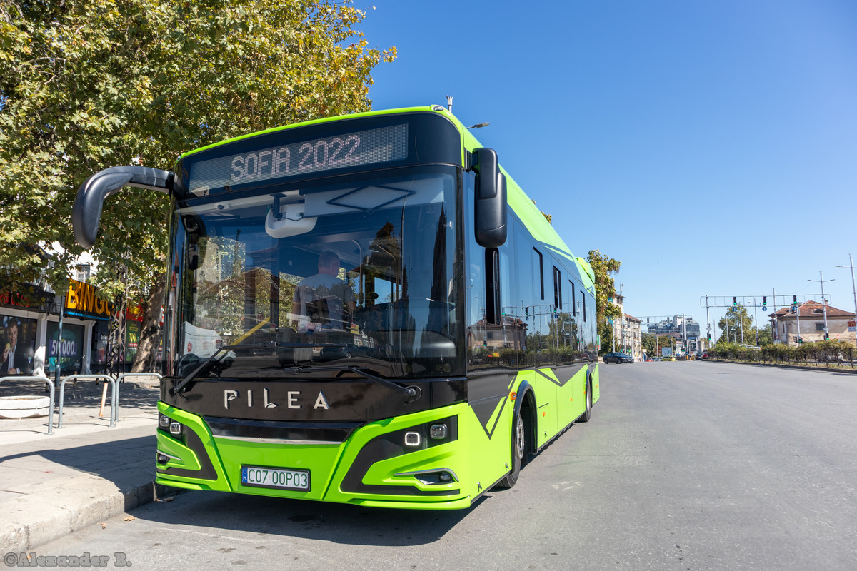 Пловдив, PILEA 10E № C07 00P03; Пловдив — Электробусы на испытаниях в Пловдиве 2015 — 2024 гг.