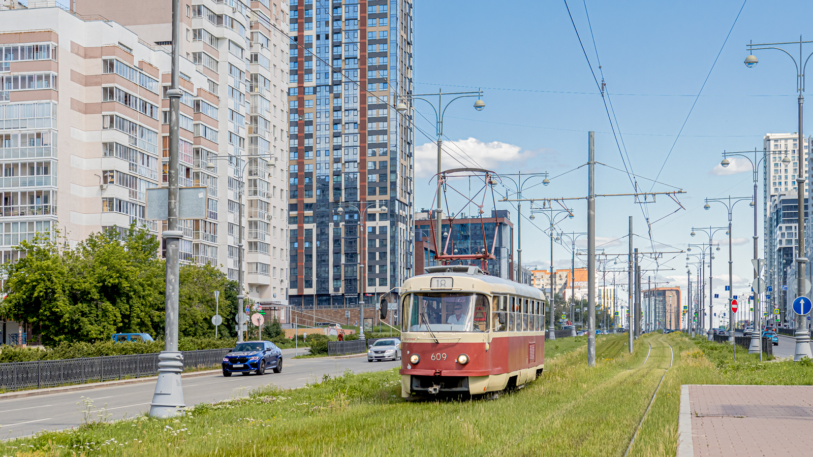 Екатеринбург, Tatra T3SU (двухдверная) № 609
