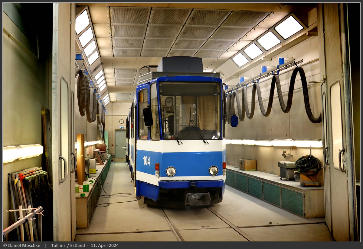 Таллин, Tatra KT4SU № 104