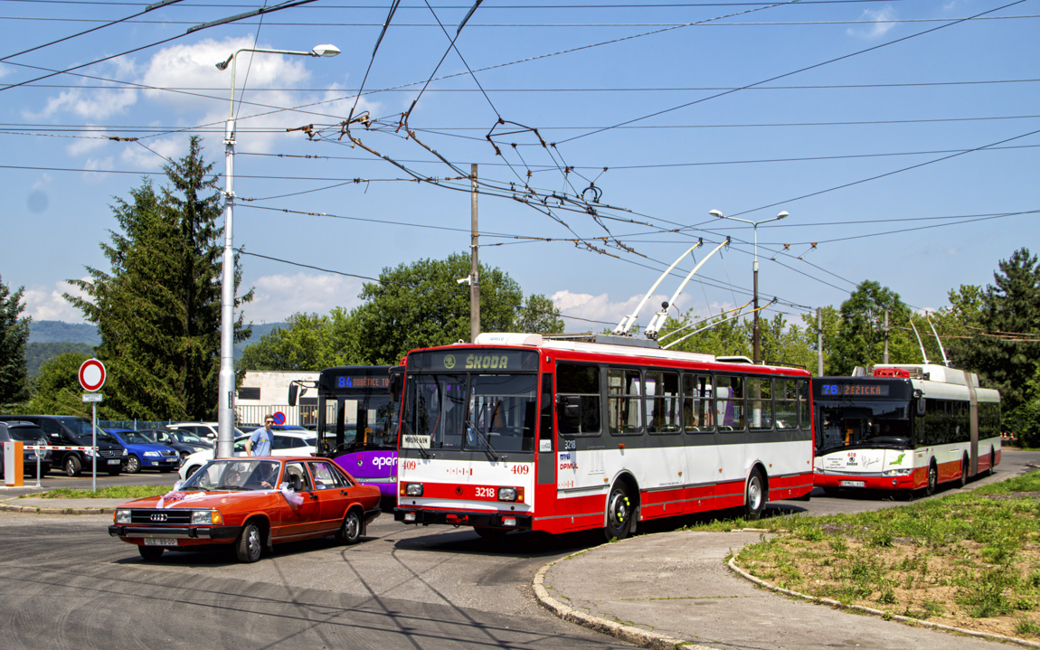 Усці-над-Лабем, Škoda 14Tr08/6 № 409; Усці-над-Лабем — Детский день открытых дверей в депо 2024 (08.06.2024)