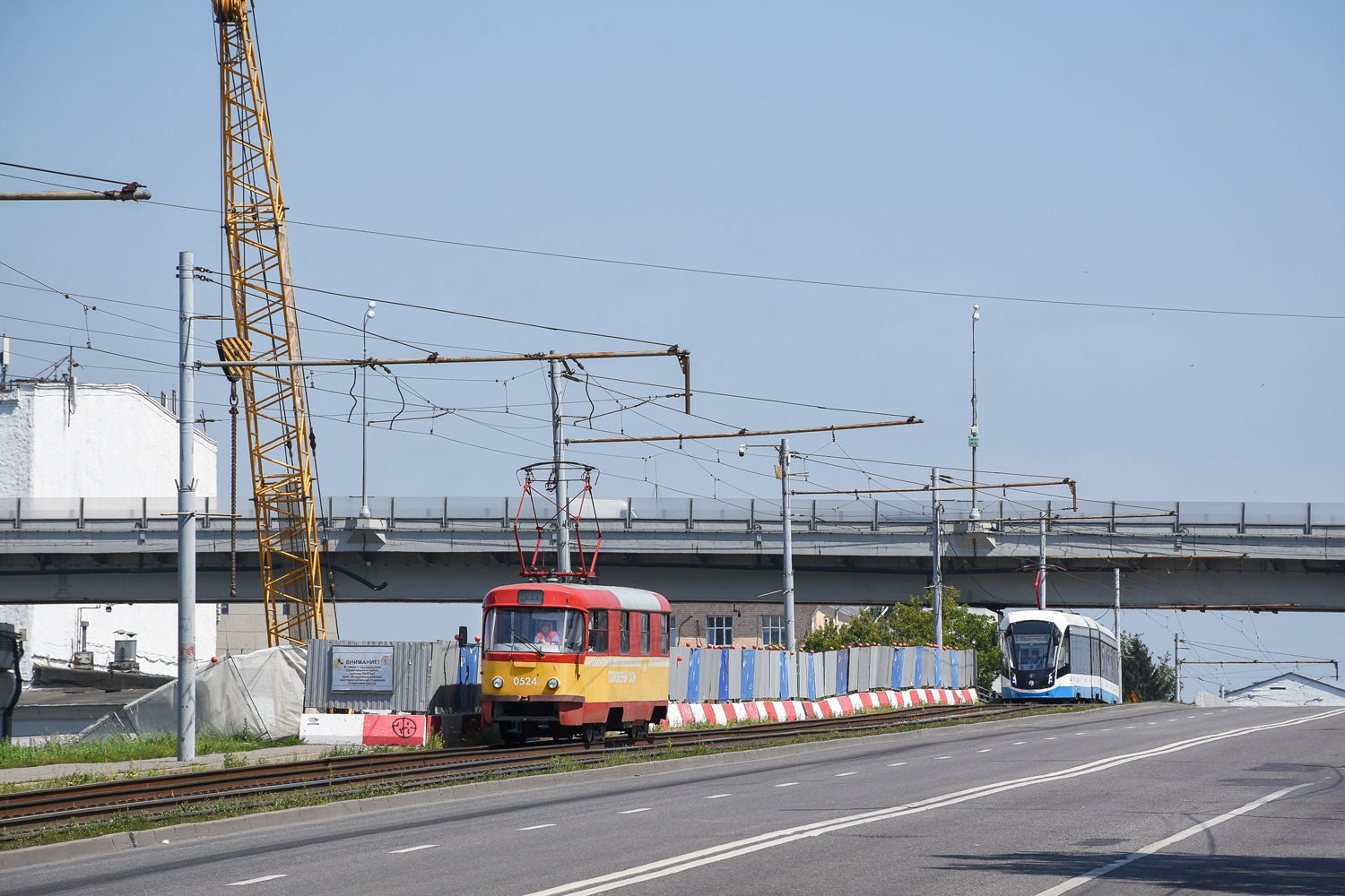 Москва, Tatra T3SU (двухдверная) № 0524