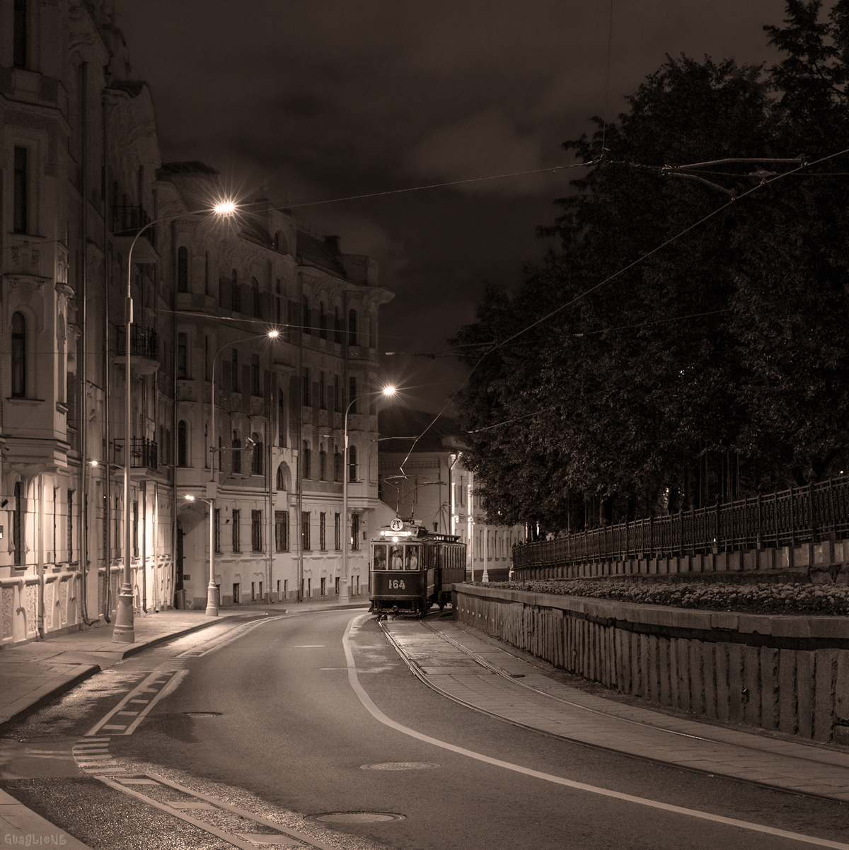 Москва — День Московского транспорта — 2024 (ночные репетиции парада трамваев 06.07.2024 и 11.07.2024, парад и выставка трамваев 13.07.2024)