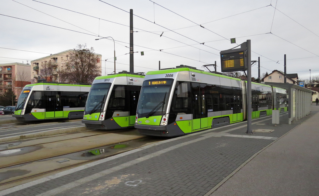 Ольштын, Solaris Tramino S111o № 3006; Ольштын — Трамвайные линии и инфраструктура