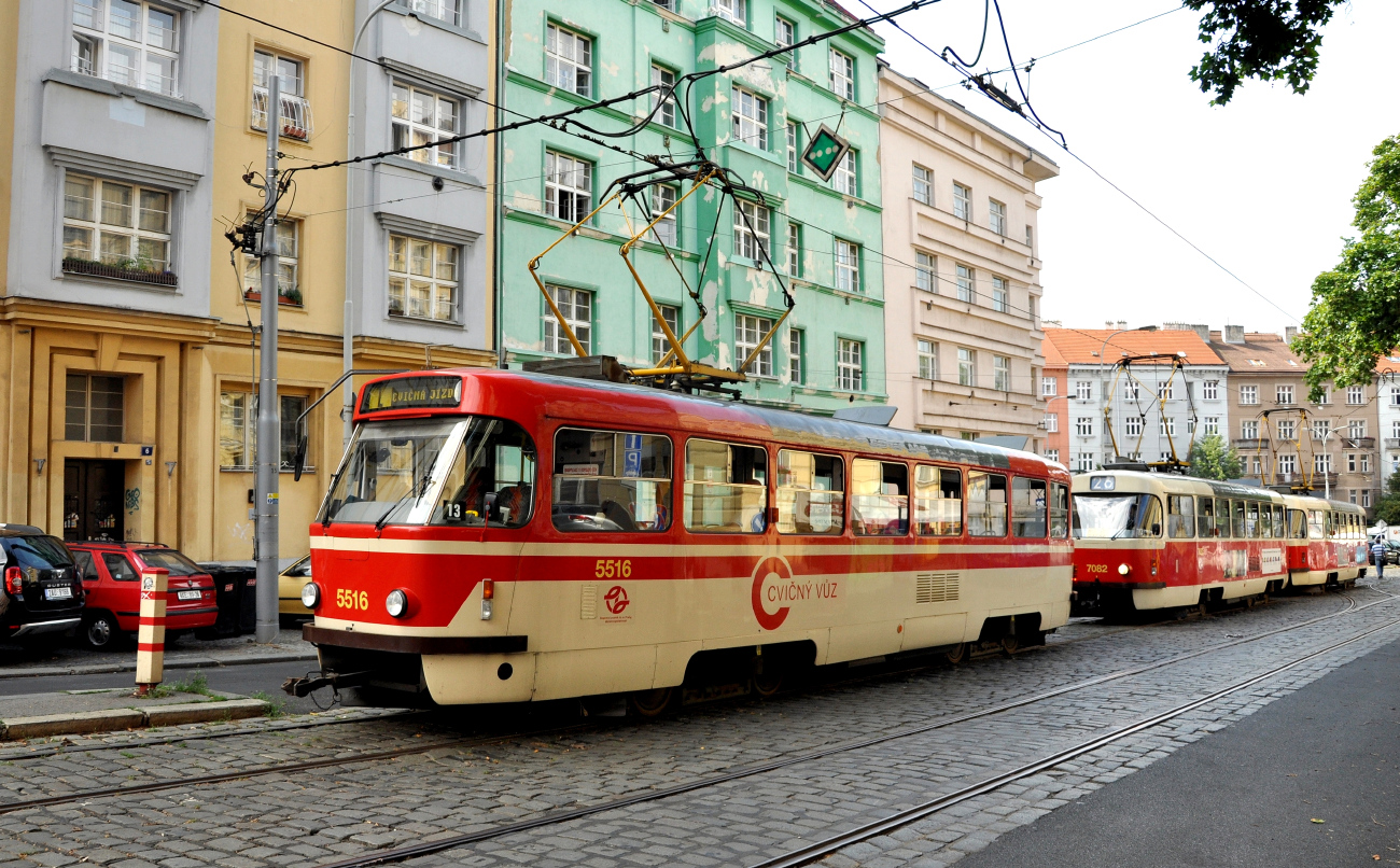 Прага, Tatra T3R.P № 5516