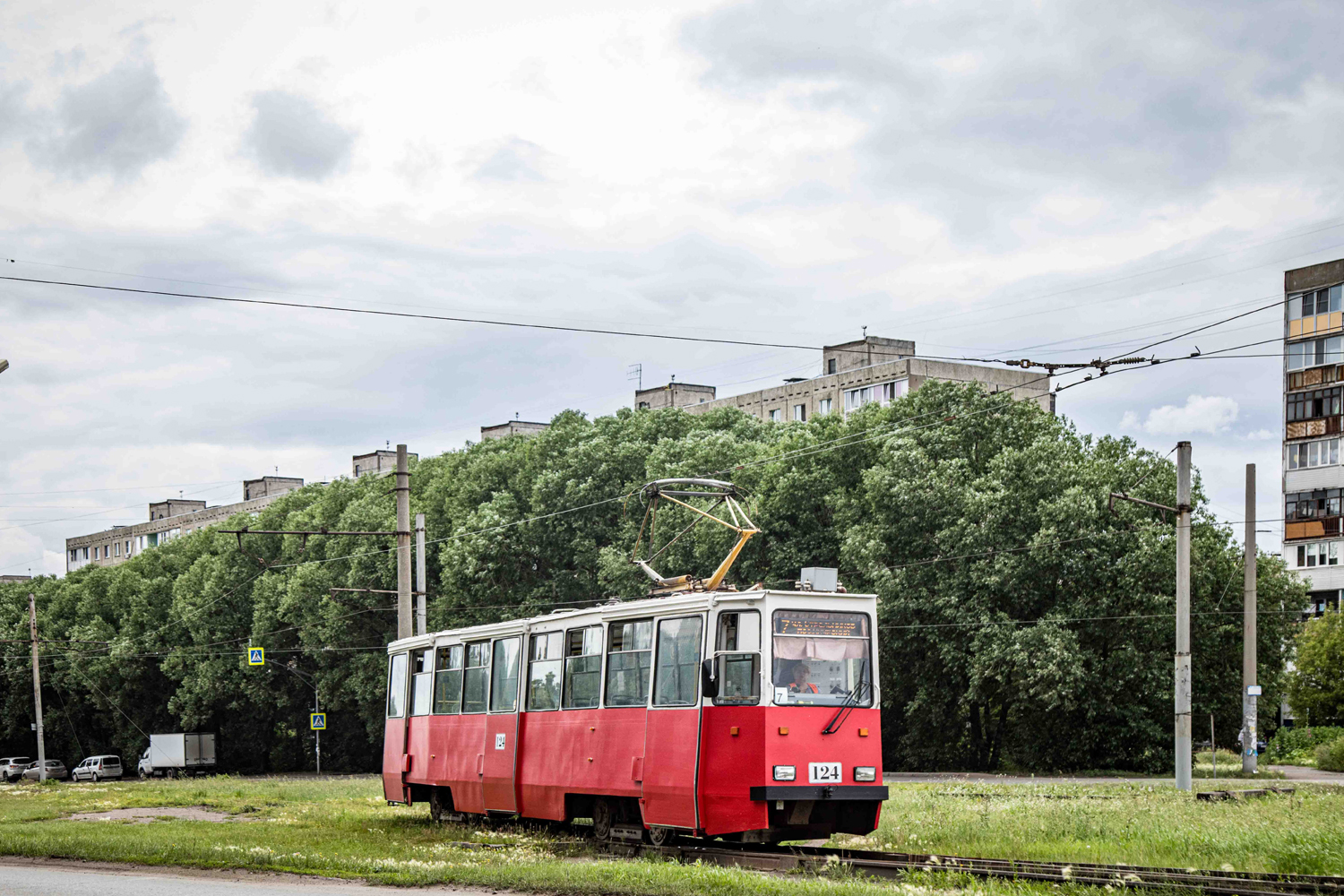 Омск, 71-605ЭП № 124 Омск, 71-605ЭП № 124