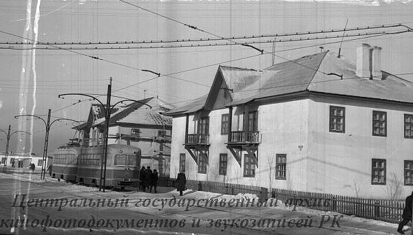 Караганда — Старые фотографии (до 2000 г.); Караганда — Трамвайные линии
