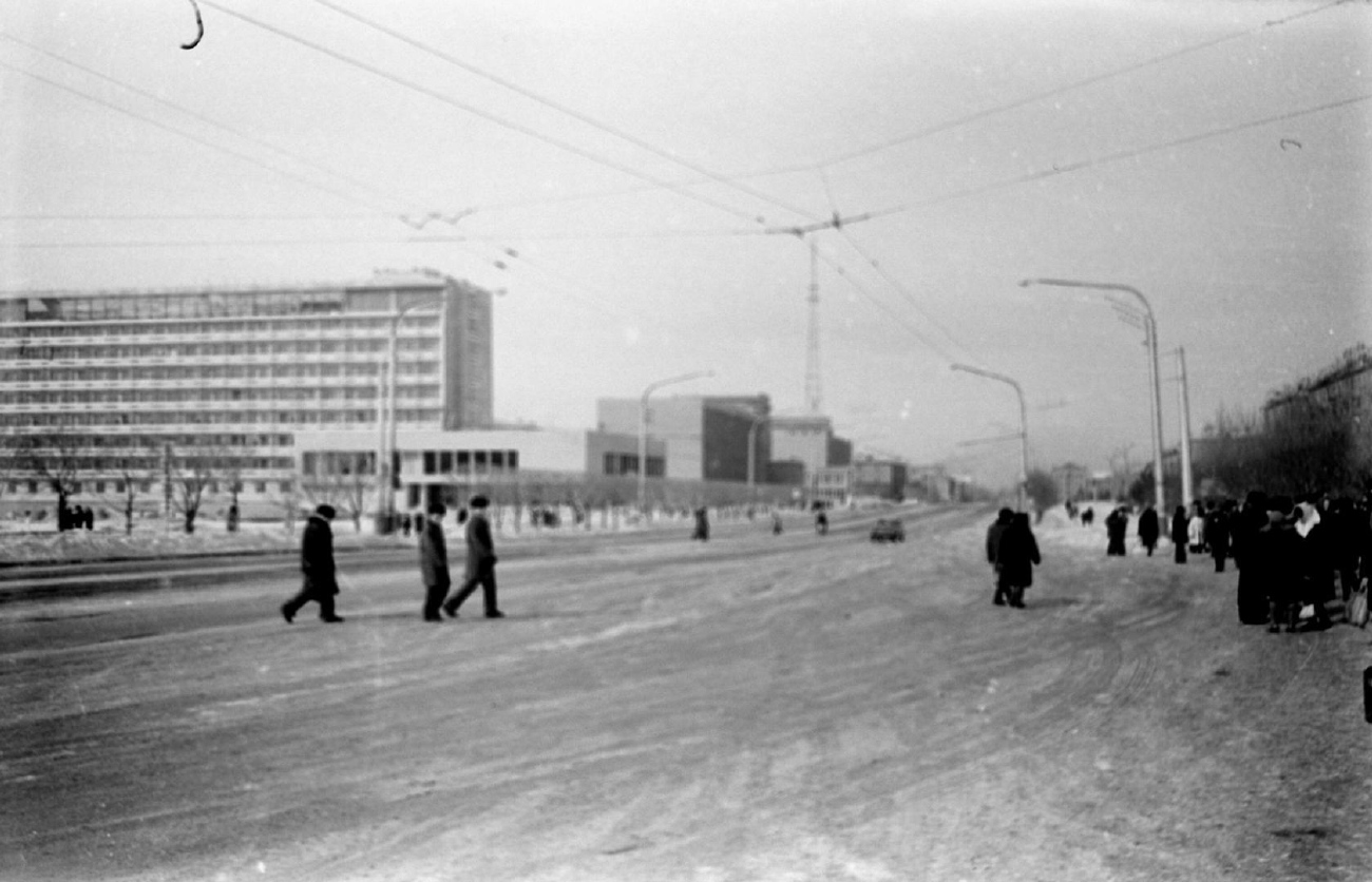 Караганда — Старые фотографии (до 2000 г.); Караганда — Троллейбусные линии
