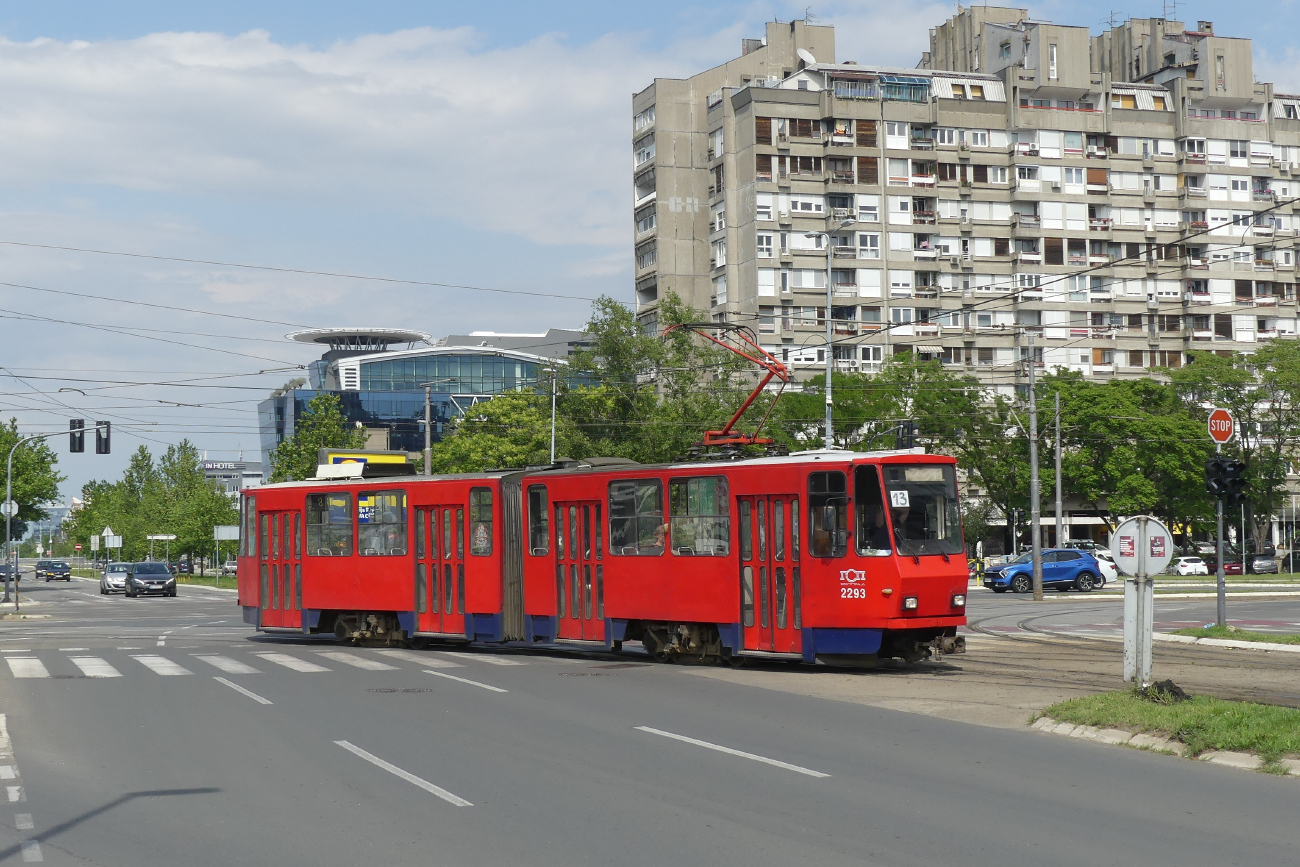 Белград, Tatra KT4YU № 2293