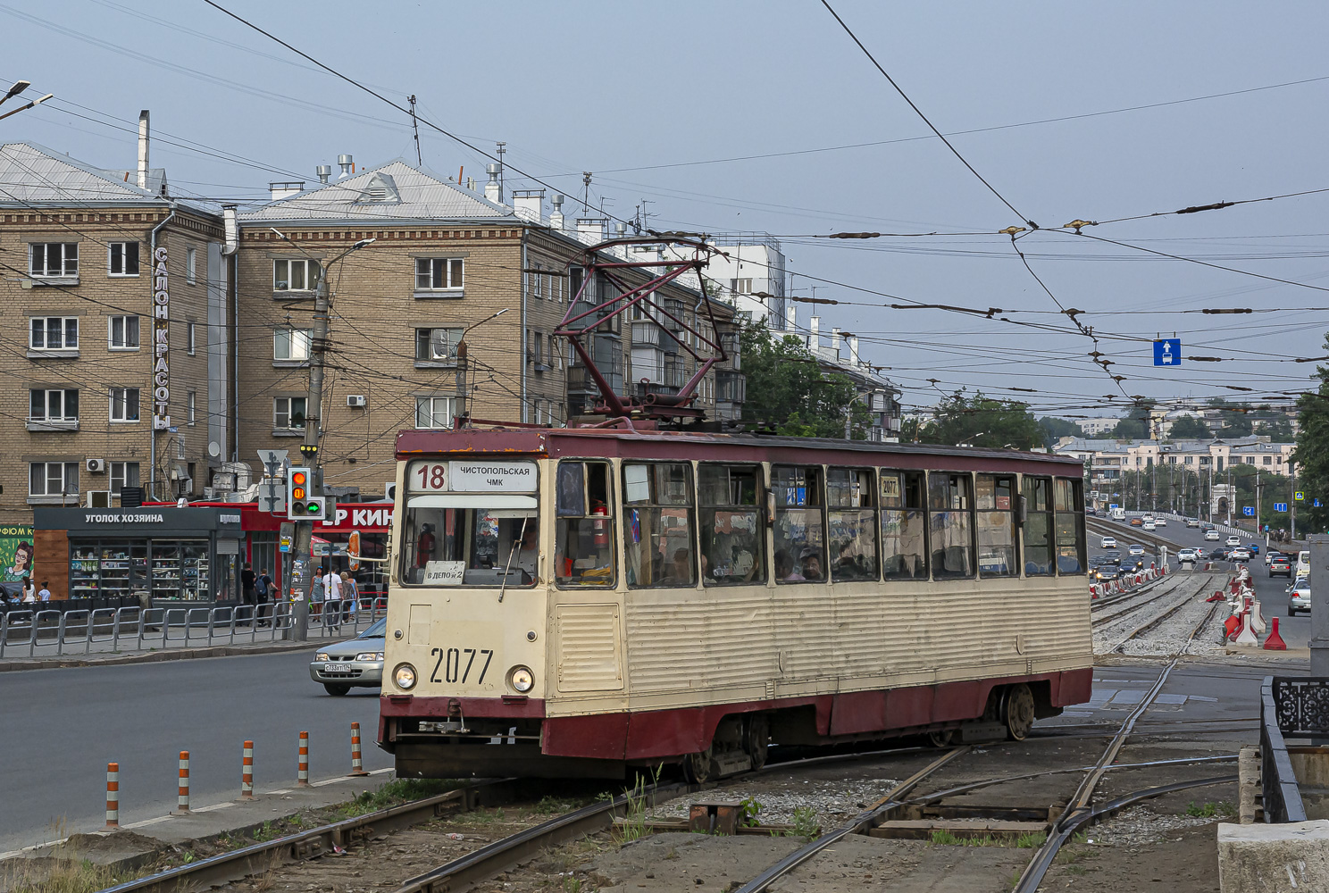 Челябинск, 71-605 (КТМ-5М3) № 2077
