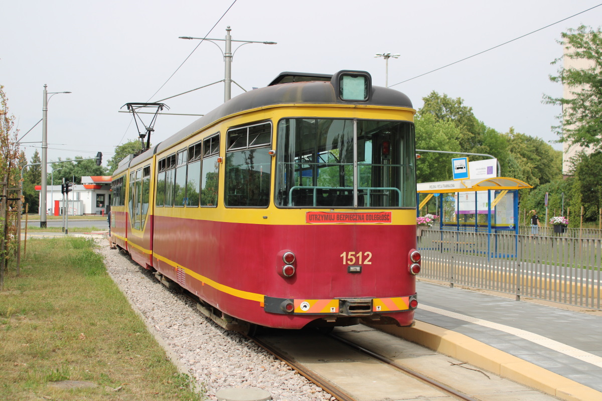 Лодзь, Duewag GT8NF № 1512