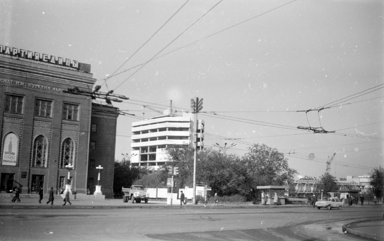 Karaganda — Old photos (up to 2000 year); Karaganda — Trolleybus lines