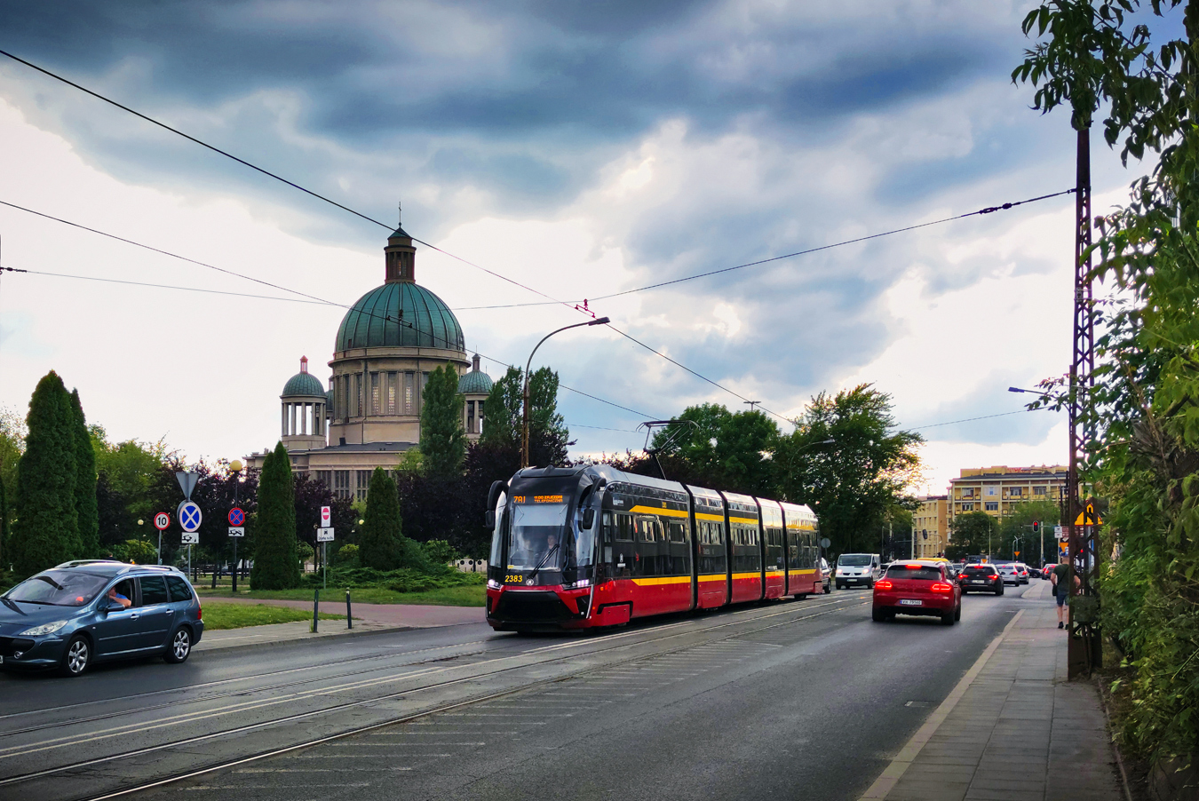 Lodz, Modertrans Moderus Gamma LF 06 AC N°. 2383