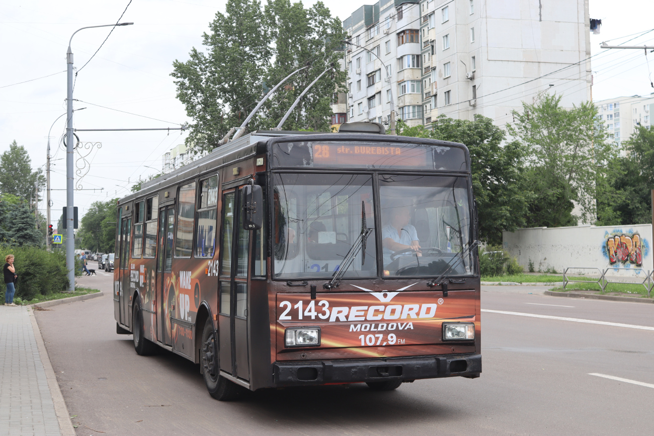 Кишинёв, Škoda 14TrDT/6M № 2143