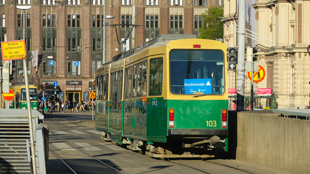 Хельсинки — Эспоо, Valmet MLNRV2 № 103