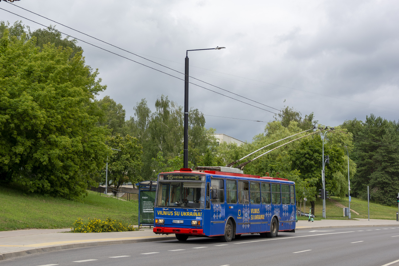 Вильнюс, Škoda 14Tr17/6M № 2663