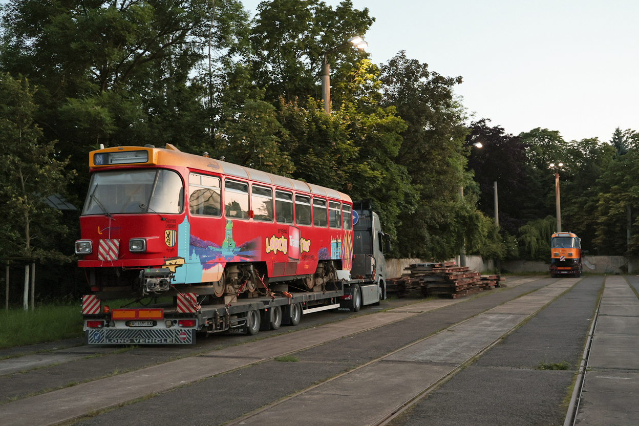 Лейпциг, Tatra T4D-M1 № 1700; Лейпциг — Отправка трамваев Tatra в Украину (Днепр)