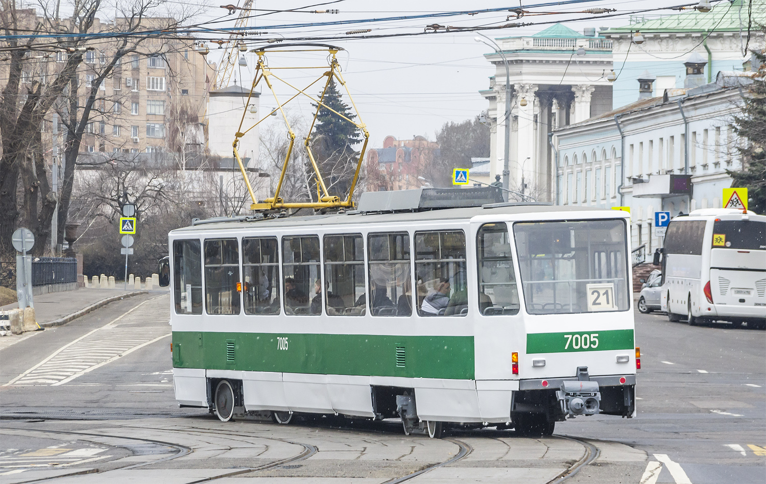Москва, Tatra T7B5 № 7005; Москва — Празднование 125-летия Московского трамвая (репетиции парада 29.03.2024 и 03.04.2024, парад и выставка трамваев 06.04.2024)