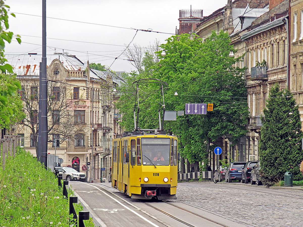 Львов, Tatra KT4D № 1178
