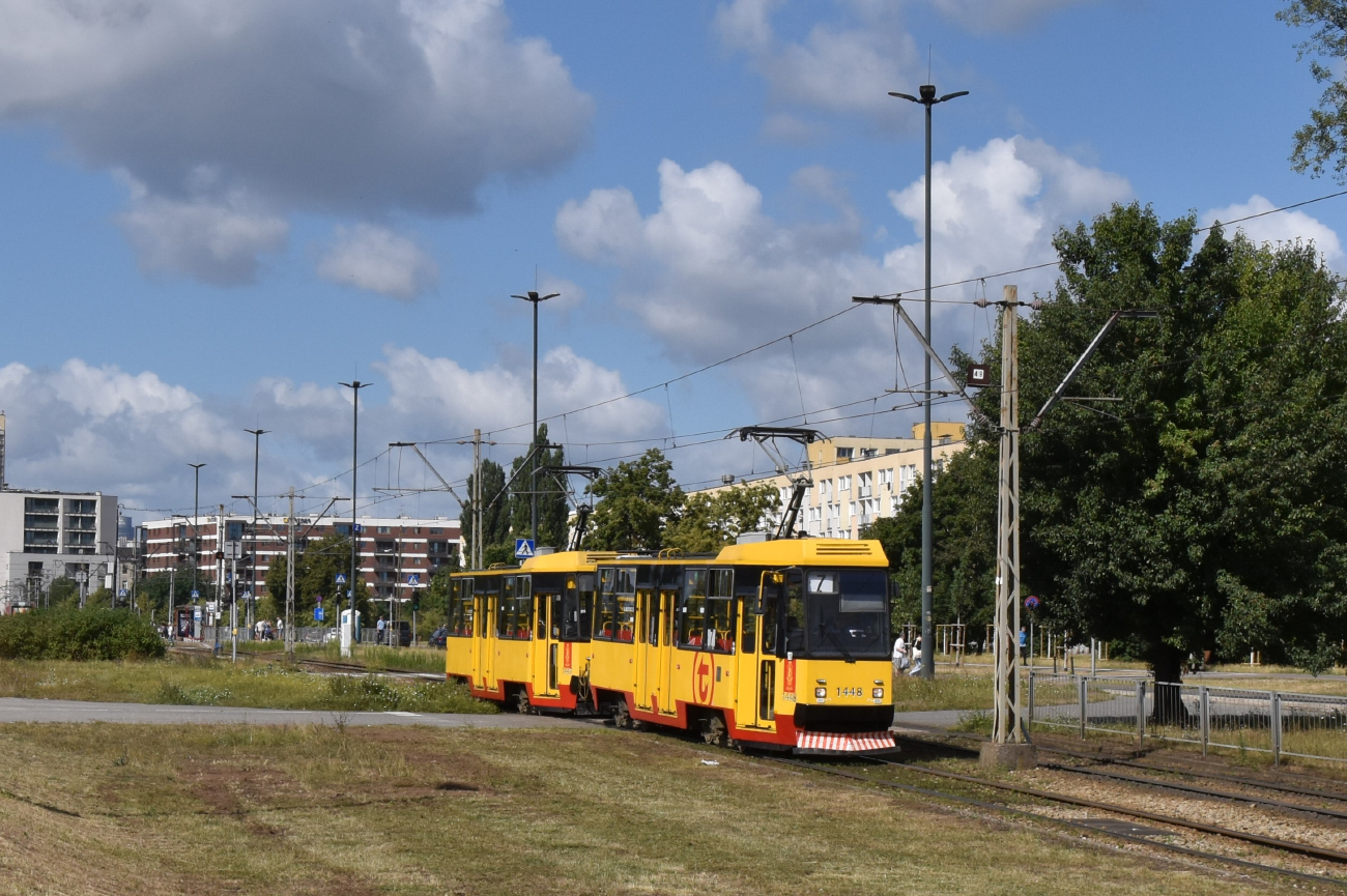 Варшава, Konstal 105Nf № 1448