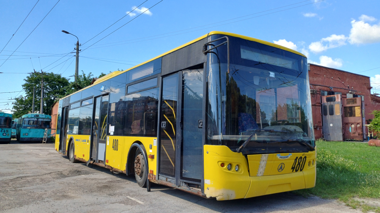 Чернигов, ЛАЗ E183D1 № 480