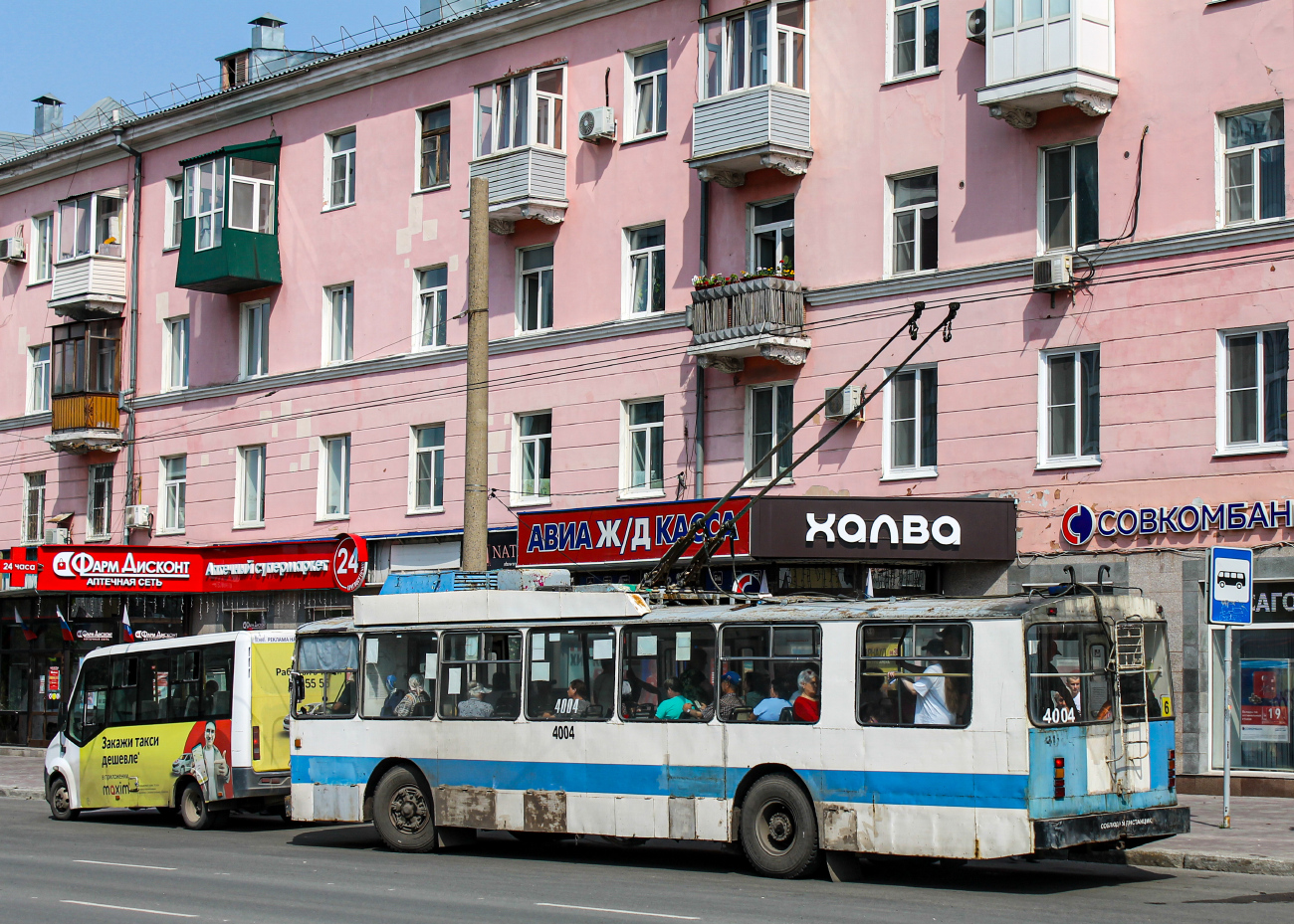 Барнаул, ЗиУ-682 КВР БТРМ № 4004