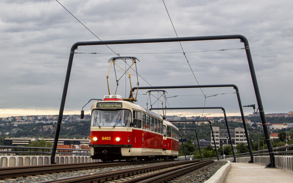 Prague, Tatra T3R.P № 8493