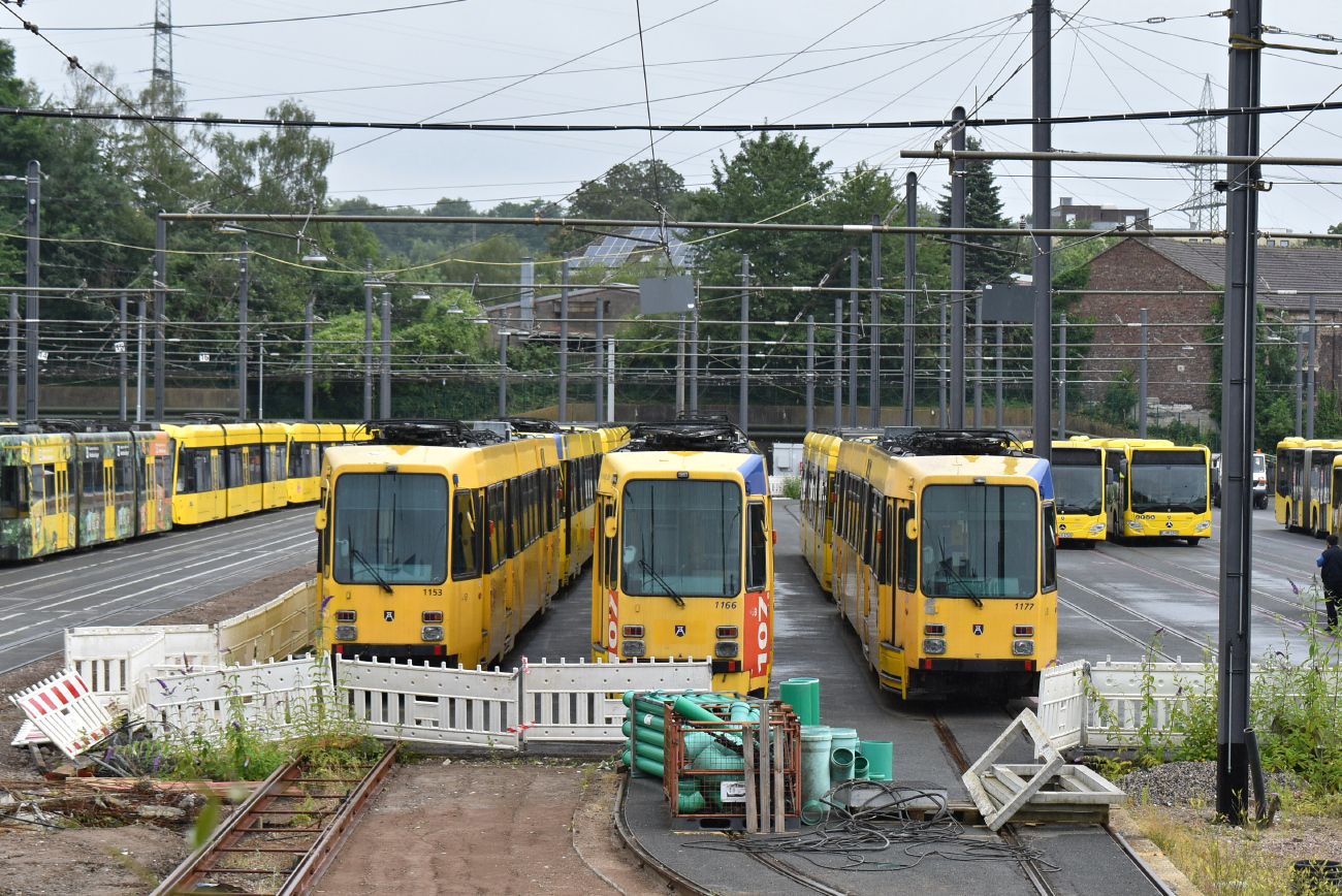 Эссен – Мюльхайм-ан-дер-Рур, Duewag M8C № 1166; Эссен – Мюльхайм-ан-дер-Рур, Duewag M8C № 1177