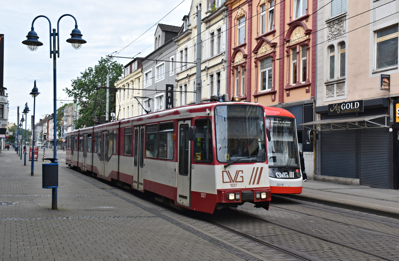 Дуйсбург, Duewag GT10NC-DU № 1007 Дуйсбург, Duewag GT10NC-DU № 1007