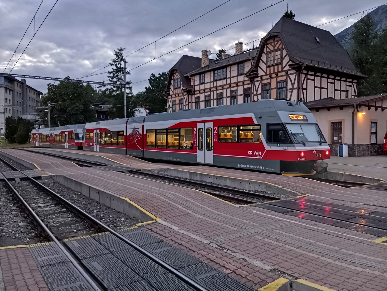Высоке-Татры, Stadler GTW 2/6 № 425.958-6 Высоке-Татры, Stadler GTW 2/6 № 425.958-6