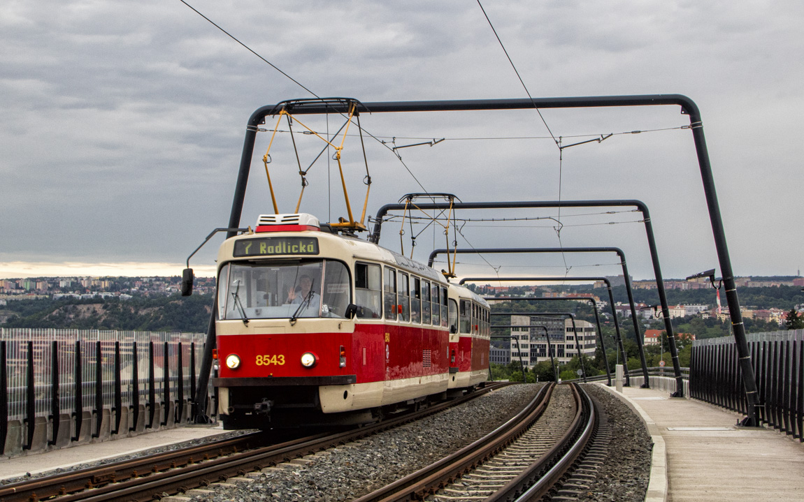 Прага, Tatra T3R.P № 8543