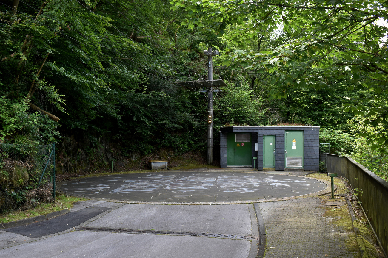 Золинген — Троллейбусный поворотный круг Унтербург