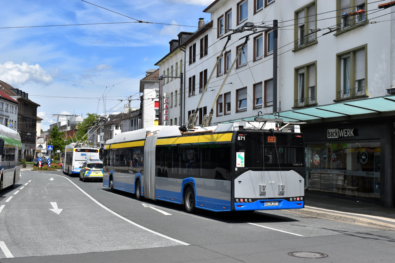 Золинген, Solaris Trollino IV 18 Kiepe № 871