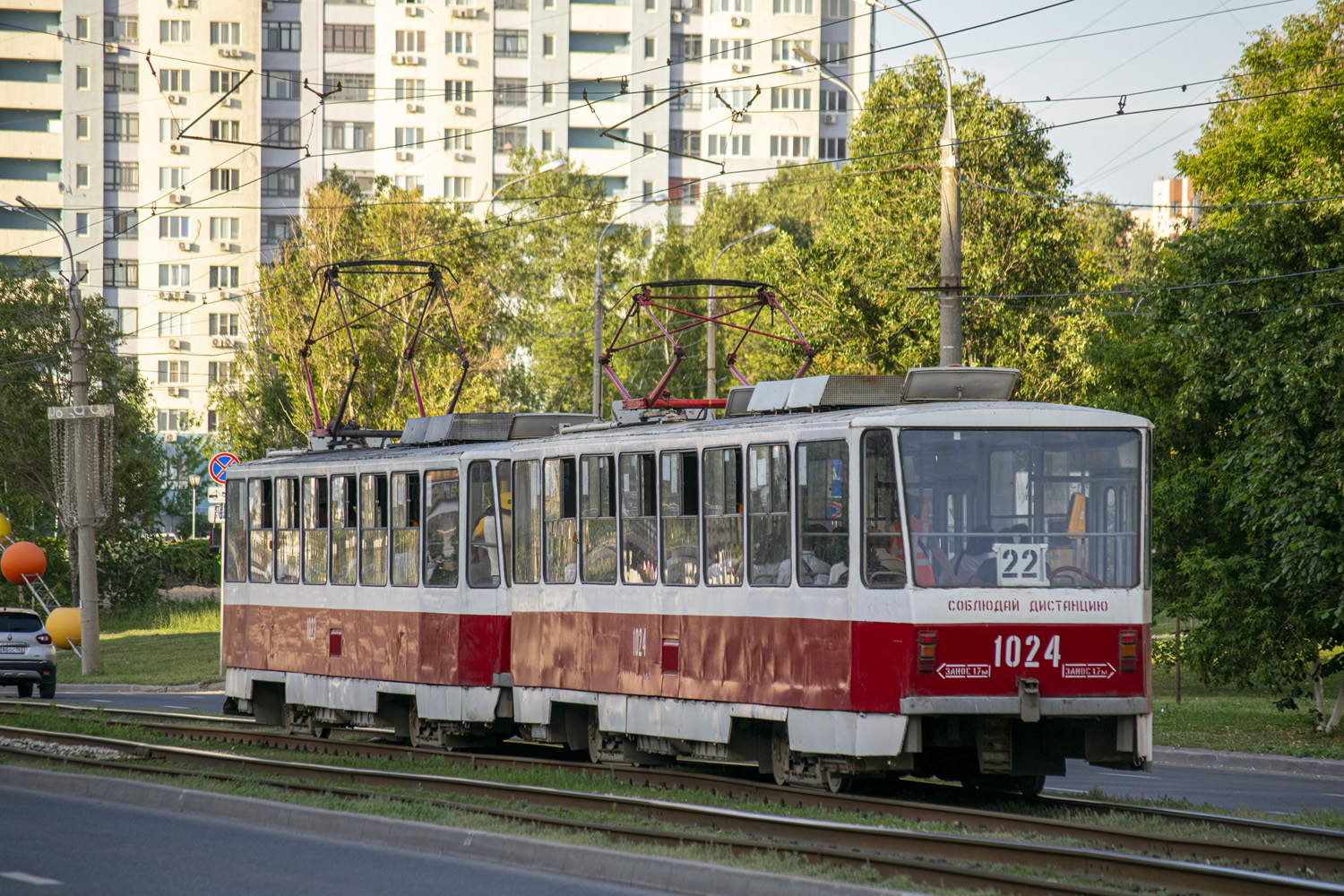 Самара, Tatra T6B5SU № 1024