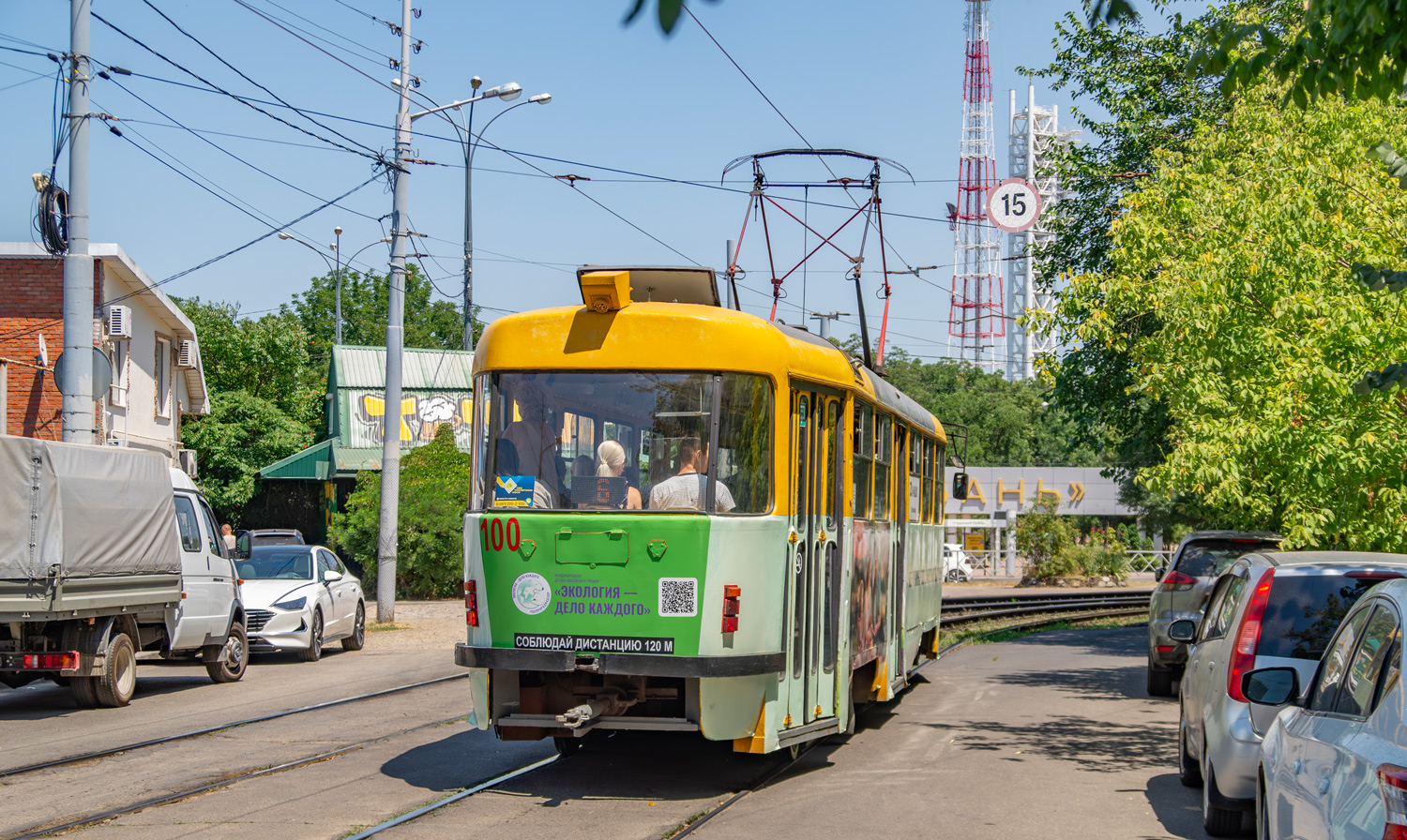 Краснодар, Tatra T3SU № 100