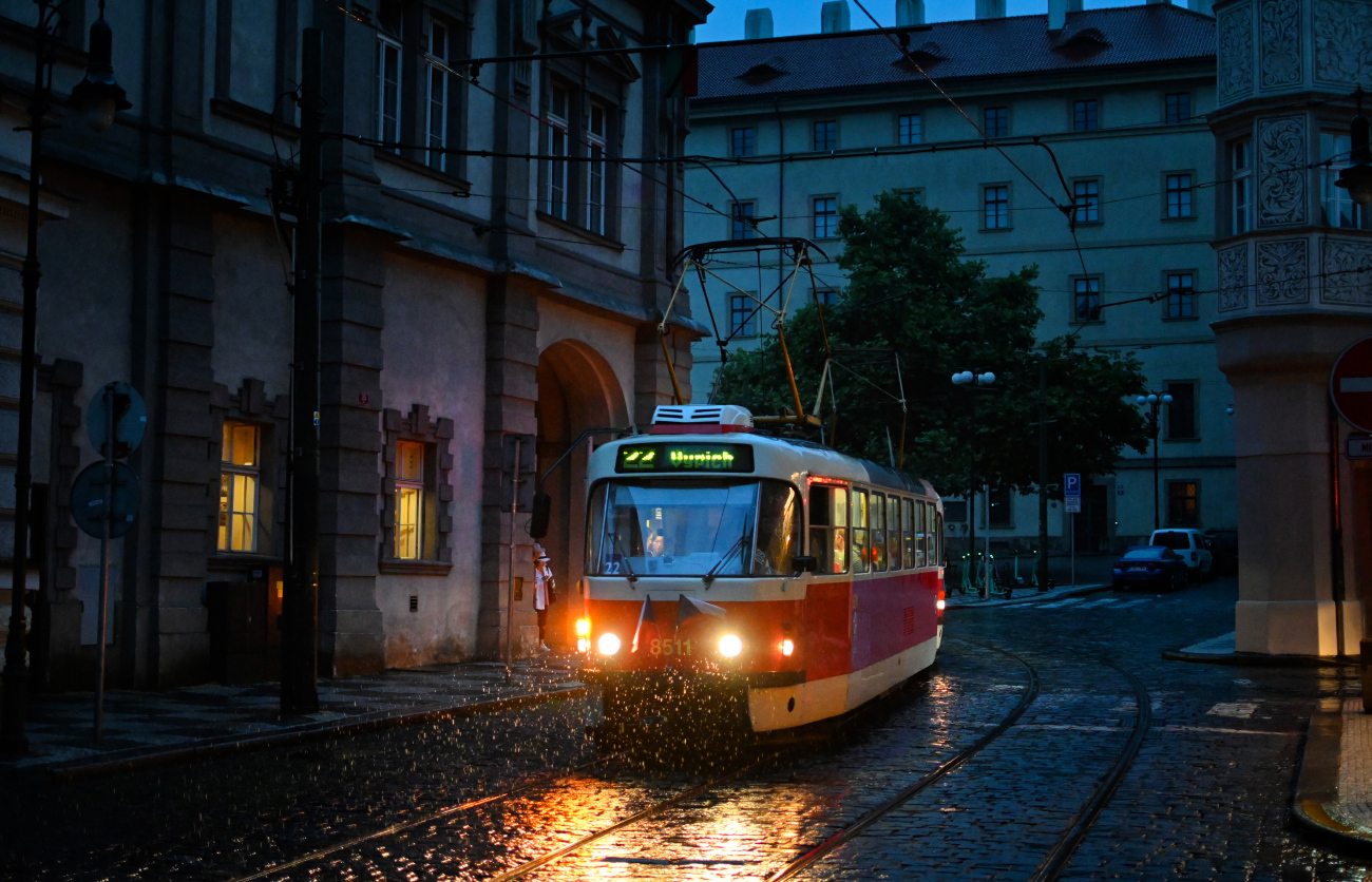 Прага, Tatra T3R.P № 8511