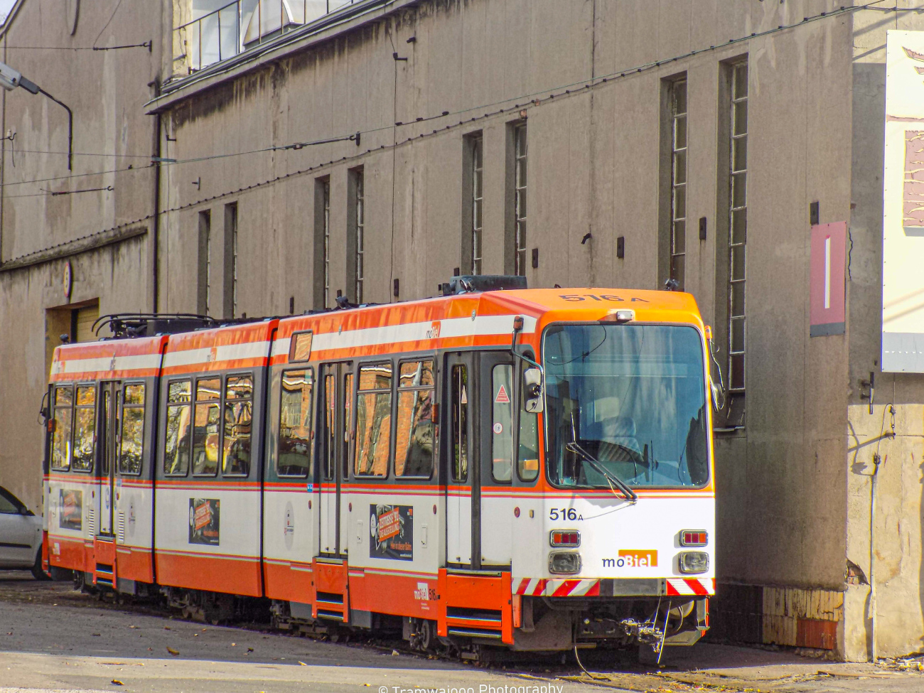 Лодзь, Duewag M8C № (516)