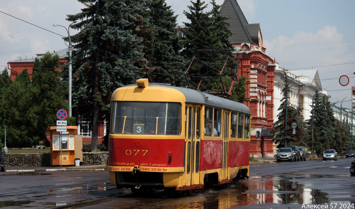 Орёл, Tatra T3SU № 077