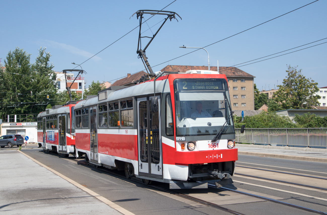Брно, Tatra T3R (1995) № 1661