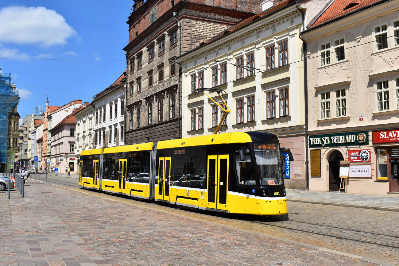 Пльзень, Škoda 40T ForCity Smart № 391