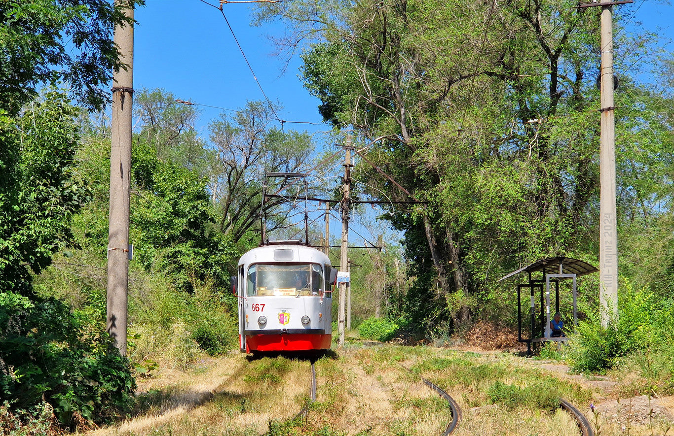 Каменское, Tatra T3SU № 667
