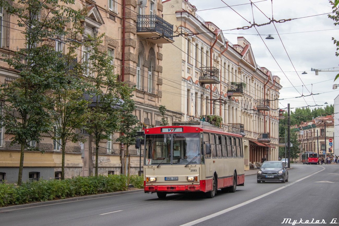 Вильнюс, Škoda 14Tr13/6 № 2593